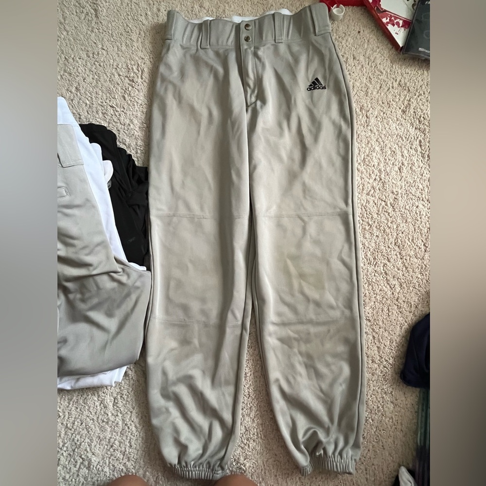 Men’s Adidas Baseball Gray Baseball Pants -Lot of 2!